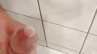 Painful edging and ruined orgasm in the shower