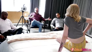 Interview Hot New Blonde Before 2 Poles