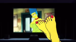 Tarantino Parody. Once Upon Time a... Housewife Mrs Sinpsom Teases with Dirty Feet. Cartoon Foot Fetish