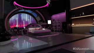 Welcome to Nexus 3. Cyberpunk Fuck with Busty Hottie in Neon Dreams VR Private Room