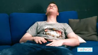 Blonde Twink Cutie Liam P Pushes A Big Dildo Into His Gaping Ass Hole!