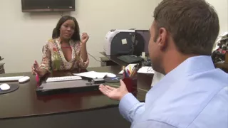 Candice Nicole a horny ebony with two nice tits gets her