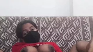 Stepsister fingering hard in stepbrother room .. secret fucking and fingering