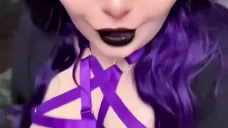 Short Goth Girl JOI