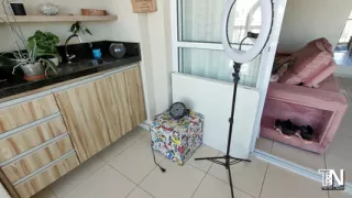 Fit Latina Goddess Seduces After Workout - From Stretching to Explosive Finish!