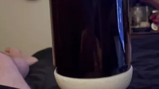 My toy sucked the cum out