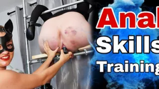 Anal Skills Training Femdom Slave Stretching