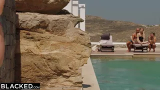 BLACKED Kendra Sunderland on vacation fucked by monster black cock