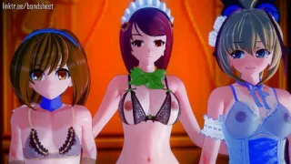 Gunvolt's Lola Finds Herself in a Mixed Gangbang After Getting Invited to Smash Bros