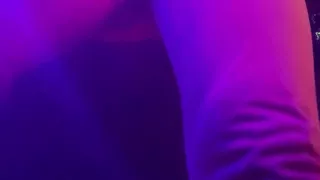 Pissing in red sport clothes - mmm my panties and pants all wet