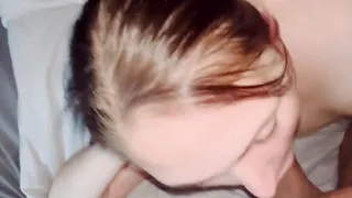 Horny Step Bro Snuck Into My Room and Inserted His Big Cock in My Innocent Mouth