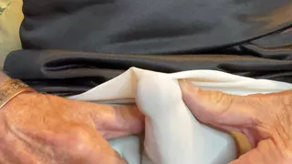 Black slip and light green panties !