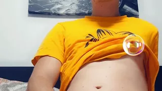Naughty college boy make Snapchat cum video for his daddy