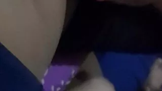 Unpants with a beautiful BF until her dick is tense