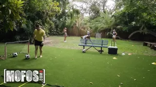 MOFOS - Horny Blonde Mimi Monet Decides Cock Riding Is A Better Workout Than Soccer Practice
