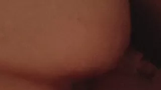 Fucking curvy blond stepmom with oil on ass, cum inside , creampie, watch it leak out of pussy