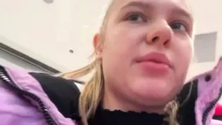 Girl in latex fucking in the locker room