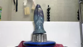 Geting an Insane Stretch on My Xxl Survey of the Cosmos Dildo