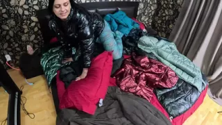 Several Shiny Down-jackets Used for Fucking and Masturbating 267