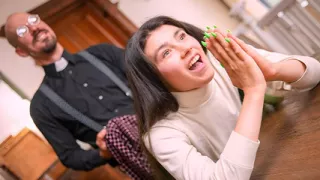 I'm still a virgin, Father, but not up my ass! Tony The D & Ella June for DamnTight