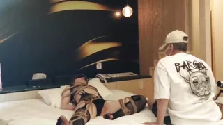 Uncensored Adulterous Couple Bondage Fantasy Sex Blowjob and Swallowing a Lot of Semen!!