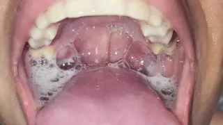 Filling Her Mouth with Piss and Cum