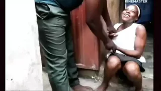African soldier on a mission in India fucks an Indian girl in a corner