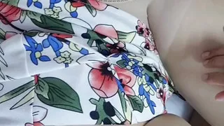 Masked Thai milf beautiful tits get fuck cum on her pussy