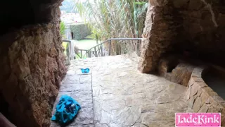 Sauna Shoot - Girlfriend Sucking Dick In Public Place