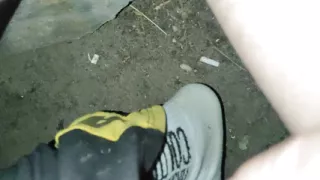 Outdoor in a park DirtaJunkBro wet Socks