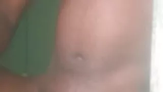 He cums all over his body.