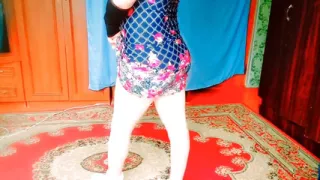 Thigh highs and bedroom eyes