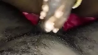 Sister-in-law shook and took out water