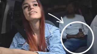 Passenger masturbating behind the app driver!