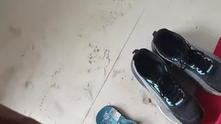 Outdoor risky masturbation video