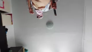 Sexy dances naked at home Latin hairy pussy, big ass