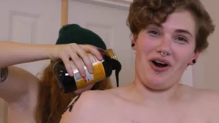 Gracie and Roxy are playing Strip Mogadishu