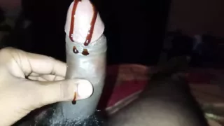 Chocolate Syrup Blowjob