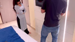 Electrician's black fat big cock seeing sister-in-law could not stop herself HD Clear Hindi Audio Desi Indian Hot Porn Sex Video