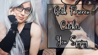 You Stare. She Sucks. - POV Goth Elf Cosplay Blowjob