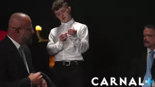 MasonicBoys - Cute twink Grant Ducati barebacked by hung suited DILFs