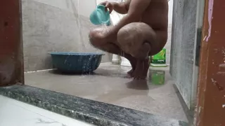 I always go naked in the bathroom.