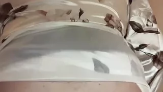 In an outfit with a little brown skirt to get me caught by a dildo