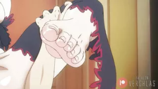 DanMachi Hentai - Freya Fucked Reverse on the Couch