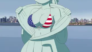 4th of July Hentai Cartoon - Sexy Statue of Liberty