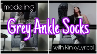 Showing off my socks - Cute ankle socks!