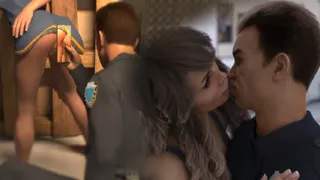 Naughty Neighbours - V0.59 - Marc captured Libby's pussy and asked Susan for a kiss - Highlight