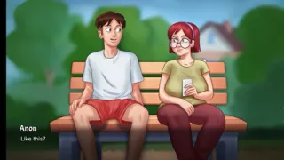 Quiet Girl Judith Caught in Summer Heat Summertime Saga Wild Moments 4 k