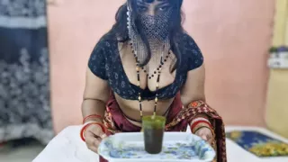 Stepmom got horny with stepson friend came at home