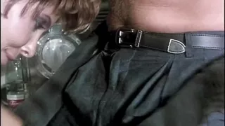 On a 90's Porn Set: a Nice Blowjob to the Director and Then on with the Fuck in Front of the Camera